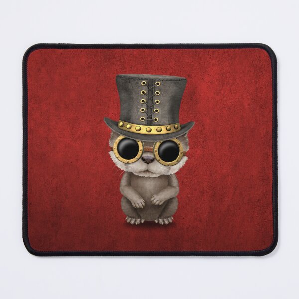 Aperçu de l'œuvre Adorable bébé loutre steampunk créée et vendue par JeffBartels.