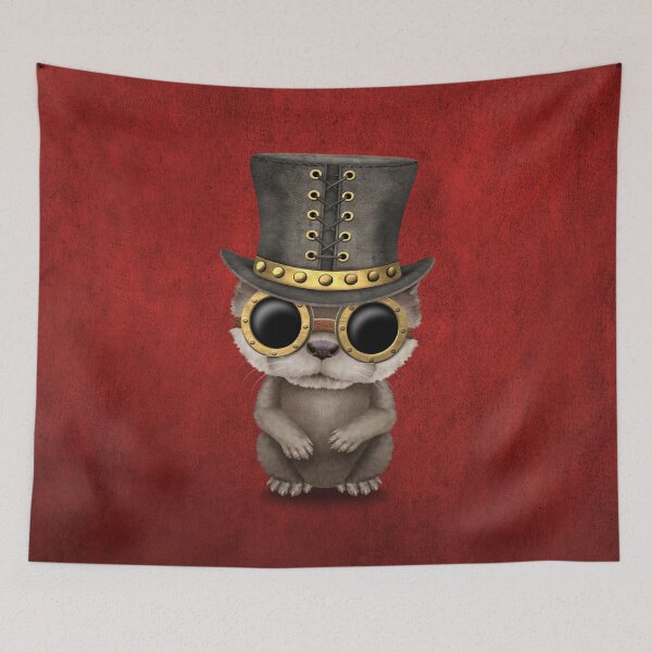 Item preview, Cute Baby Steampunk Otter  designed and sold by JeffBartels.