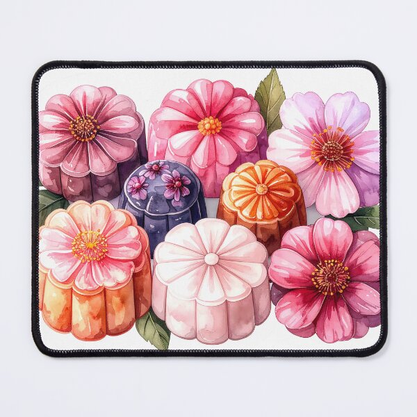 Item preview, Wagashi Sweets Watercolor Design designed and sold by BetweenForms.