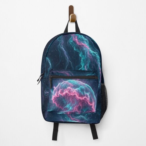Item preview, Cosmic Jellyfish Nebula, Glowing Bioluminescent Space Art for Ethereal Dreamers designed and sold by OandSDesigns23.