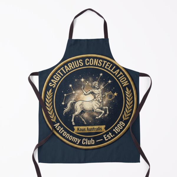 Item preview, Sagittarius Constellation Vintage Astronomy Badge designed and sold by CalmCapy Co.