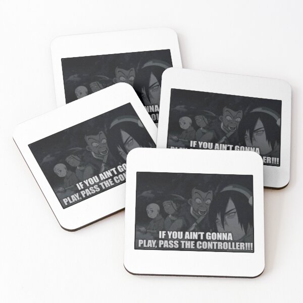 Item preview, IF YOU AINT GONNA PLAY PASS THE CONTROLLER SOKKA GIF MEME designed and sold by Python Designs .