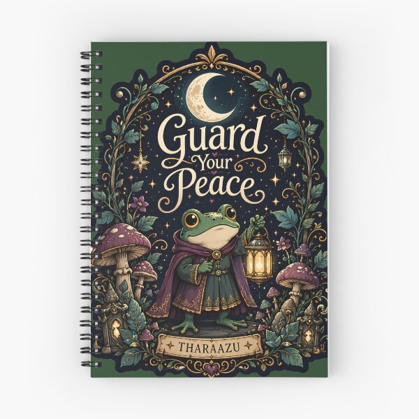 Item preview, Guard Your Peace Medieval Frog Gothic Sticker designed and sold by Tharaazu.