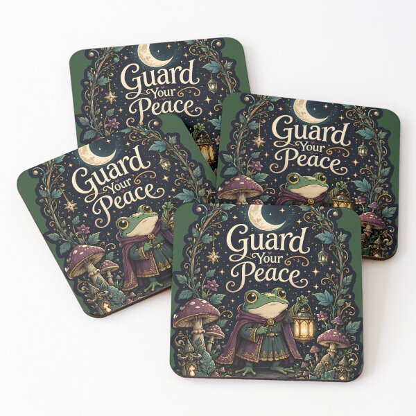 Item preview, Guard Your Peace Medieval Frog Gothic Sticker designed and sold by Tharaazu.