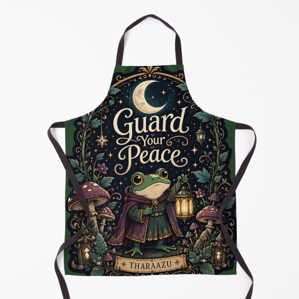 Item preview, Guard Your Peace Medieval Frog Gothic Sticker designed and sold by Tharaazu.