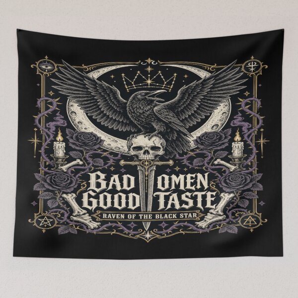 Item preview, Gothic Raven Skull Sword Dark Fantasy Art designed and sold by InkspirationGraphics.