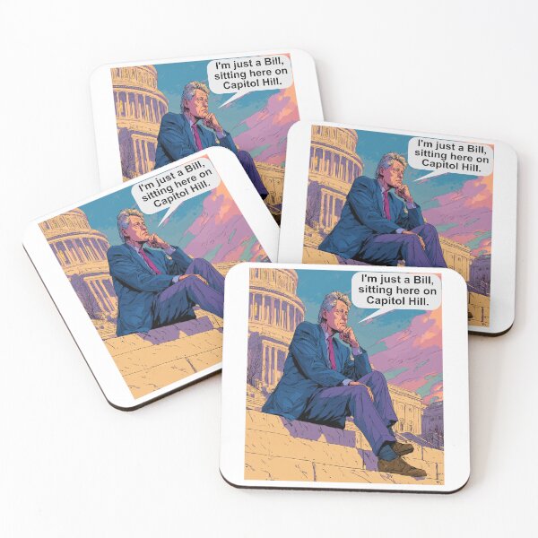 Item preview, I'm Just a Bill Sitting on Capitol Hill | Snarky Political Pop Art Parody designed and sold by Ignorant-Artist.