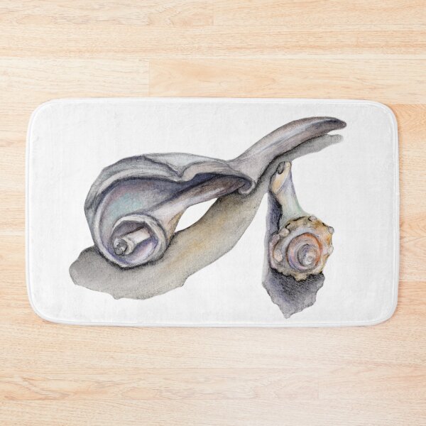 Item preview, Coastal Shell Watercolor Illustration designed and sold by Imagine Bee Studio.