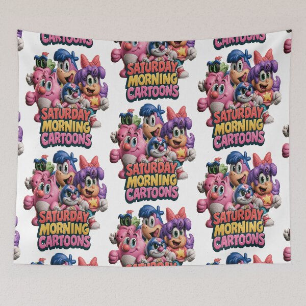Item preview, Saturday Morning Cartoons! | Retro 80s Pop Art Nostalgia Design designed and sold by Ignorant-Artist.