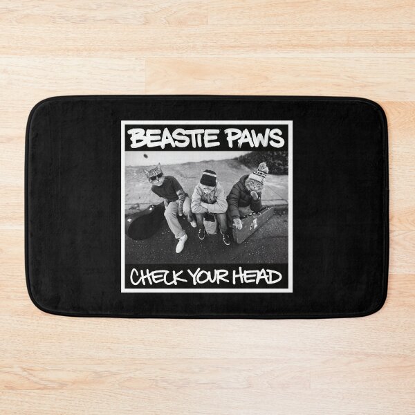 Item preview, Beastie Paws Check Your Head Funny Cat Hip Hop Parody designed and sold by Off-Road-Zone.