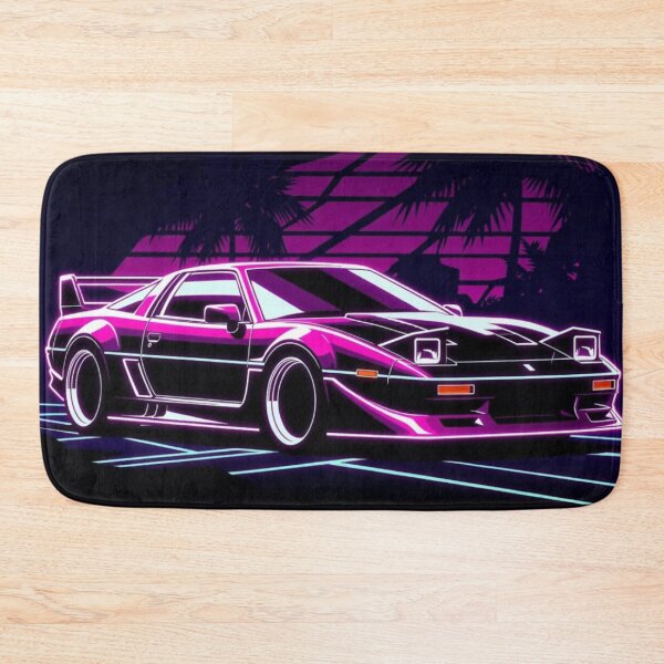 Item preview, Neon Synthwave Retro Muscle Car Outrun Sunset Art designed and sold by Nexus Space.