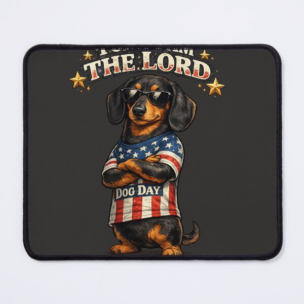Item preview, Funny Dachshund National Dog Day Shirt - Today I Am The Lord designed and sold by DreamCloths12.