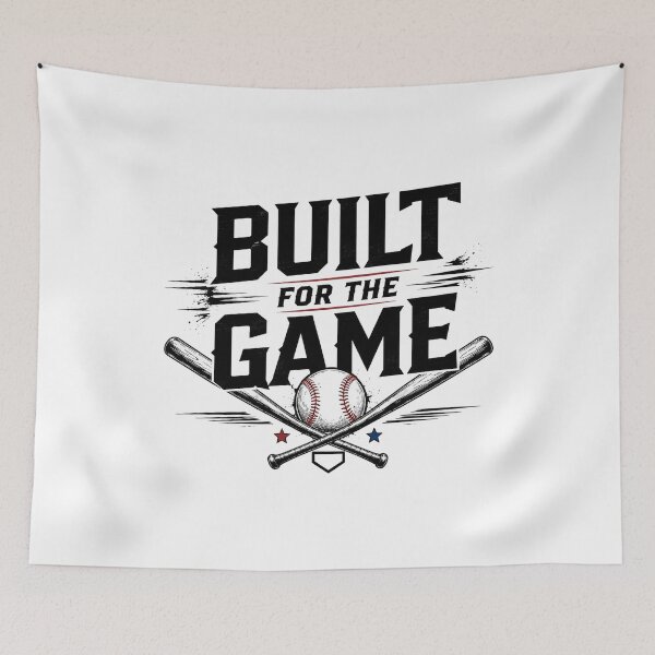 Item preview, Built For The Game | Bold Baseball Athletic Design designed and sold by WikaKowalczyk.