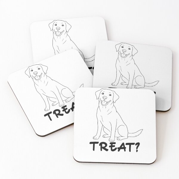 Item preview, Minimalist Labrador Treat? Shirt | Cute Dog Lover Line Art Graphic Tee designed and sold by AdicretorDesign.