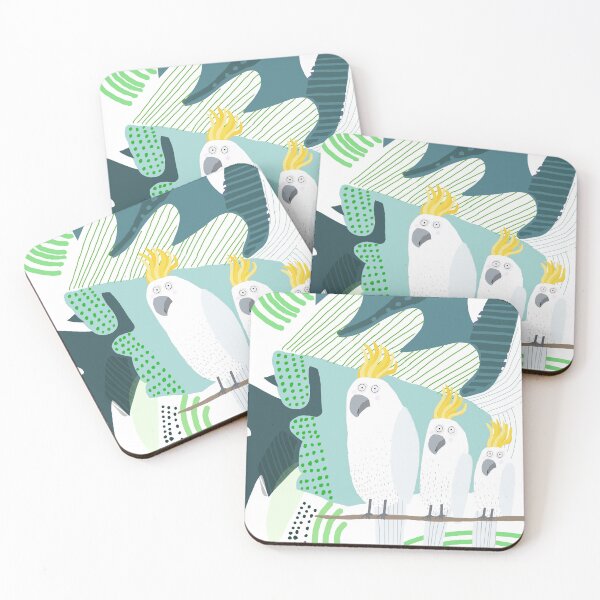 Item preview, Cacatúas divertidas en la jungla de la artista Carla Daly designed and sold by Carla Daly.