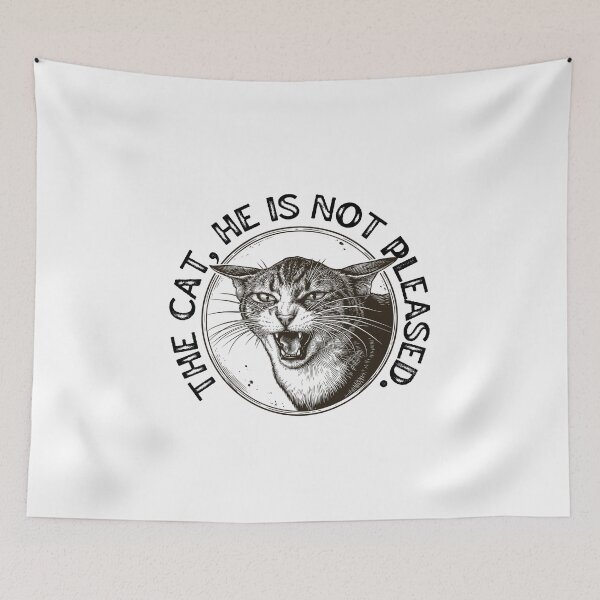 Item preview, The Cat, He is Not Pleased designed and sold by Amerizona Designs.