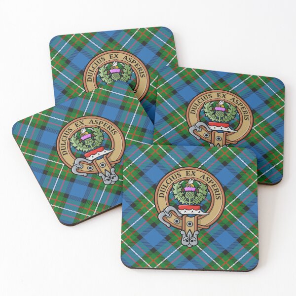 Item preview, Clan Ferguson Crest over Tartan designed and sold by sifis.
