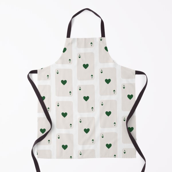 Item preview, Retro Green Aesthetic Ace of Hearts Playing Card Design, Minimalist Decor & Gifts designed and sold by SpringTeaDesigns.