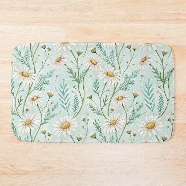 Item preview, Whimsical Daisy Wildflower Seamless Pattern designed and sold by Storybook Botanica.