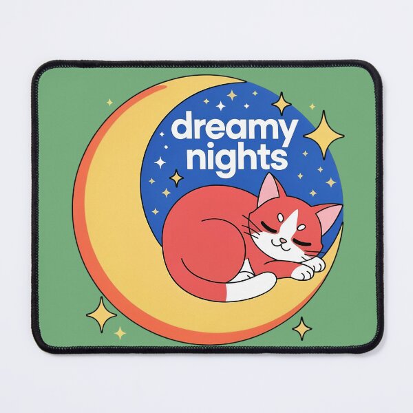 Item preview, Sleepy Moon Kitten designed and sold by JebliDesign.