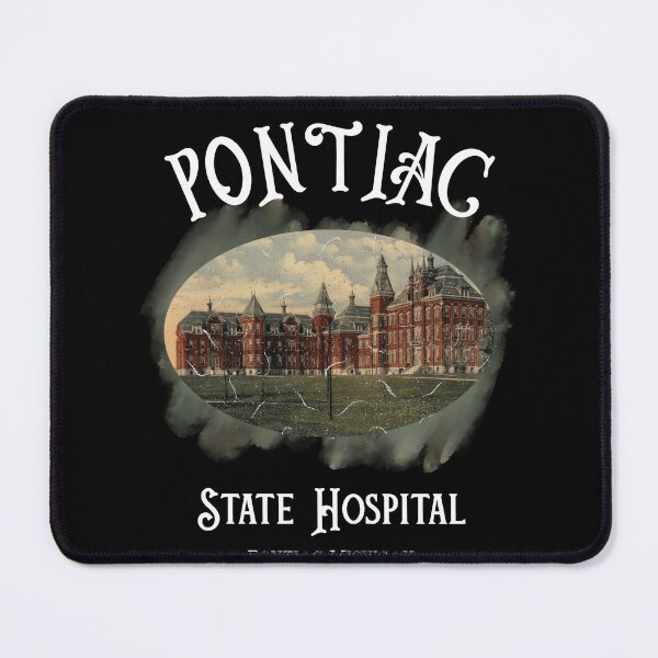 Item preview, Pontiac State Hospital (Pontiac, Michigan) Hero Graphic designed and sold by GhostlyWorld.
