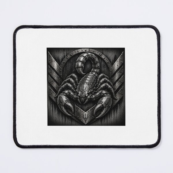 Item preview, Steel Scorpion – Industrial Metal Scorpion | Cyberpunk Mechanical Scorpion Art designed and sold by SteelCoat Studio.