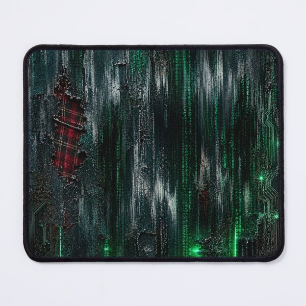 Item preview, Abstract Cyberpunk Green - Black Canvas designed and sold by Ingorgia Studio.