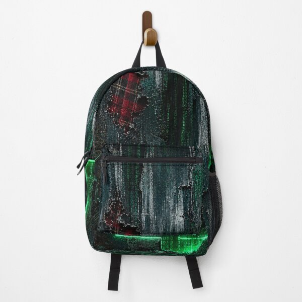 Item preview, Abstract Cyberpunk Green - Black Canvas designed and sold by Ingorgia Studio.