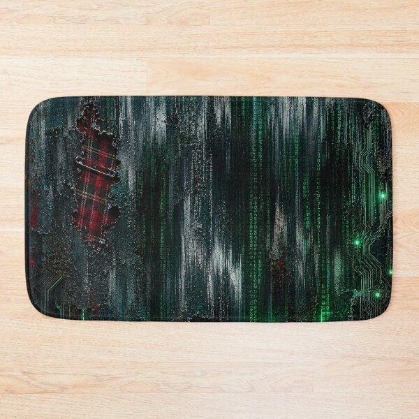 Item preview, Abstract Cyberpunk Green - Black Canvas designed and sold by Ingorgia Studio.