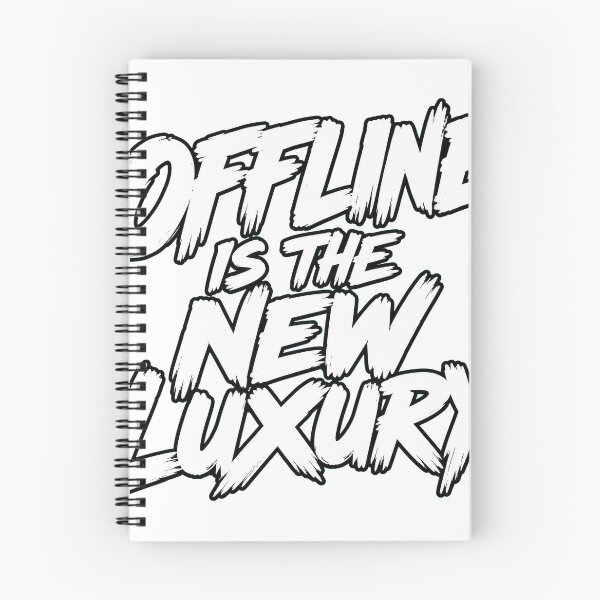 Item preview,  OFFLINE IS THE NEW LUXURY Streetwear | Digital Detox Quote Design designed and sold by Ahmed Nedji.