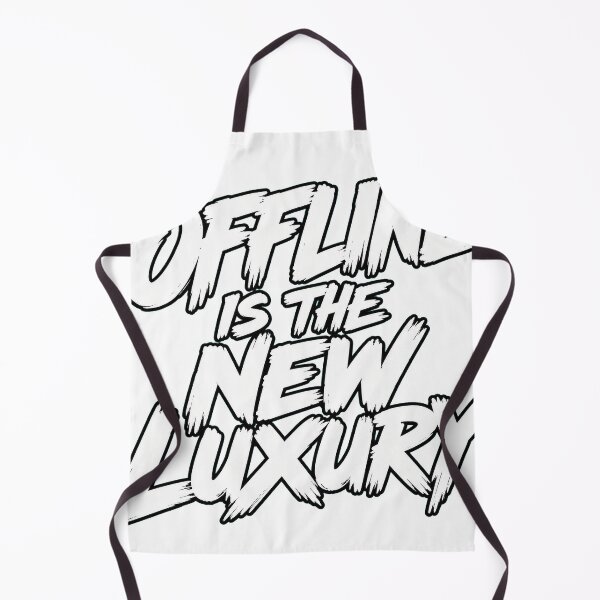 Item preview, OFFLINE IS THE NEW LUXURY Streetwear | Digital Detox Quote Design designed and sold by Ahmed Nedji.