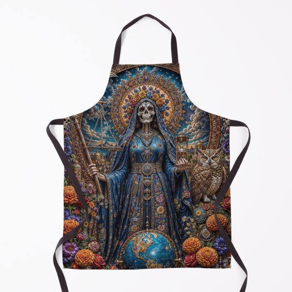 Item preview, Blue Dress Santa Muerte designed and sold by AliceWhiteDF.