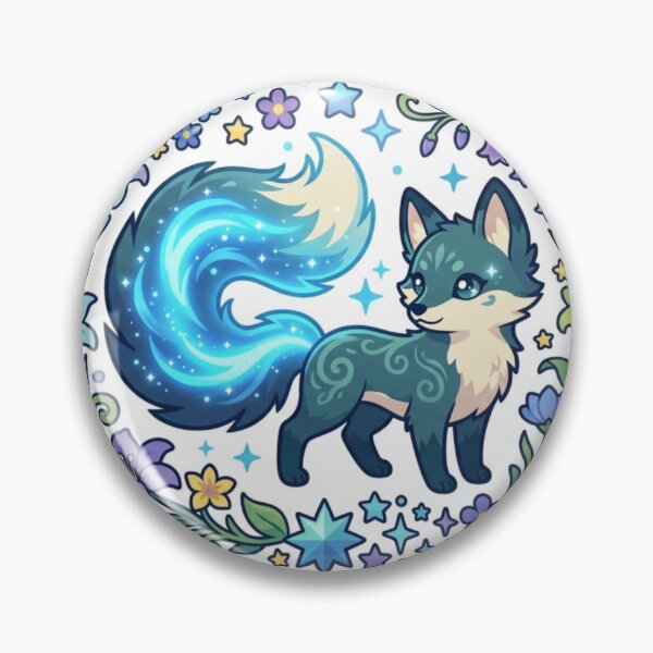 Item preview, ✨ Magical Galaxy Fox Sticker ?? | Cute Fantasy Animal designed and sold by AdityaShop18.