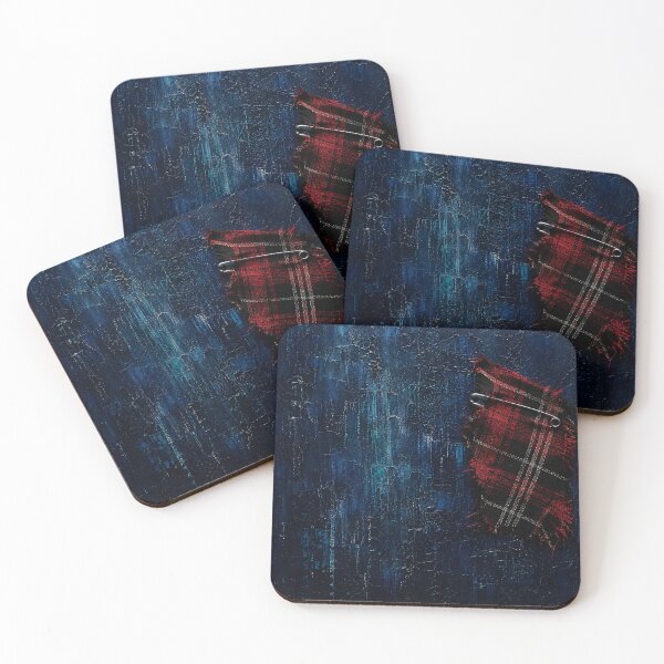 Item preview, Blue Tartan Punk Aesthetic designed and sold by Ingorgia Studio.