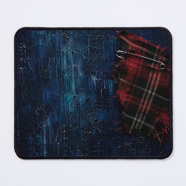 Item preview, Blue Tartan Punk Aesthetic designed and sold by Ingorgia Studio.