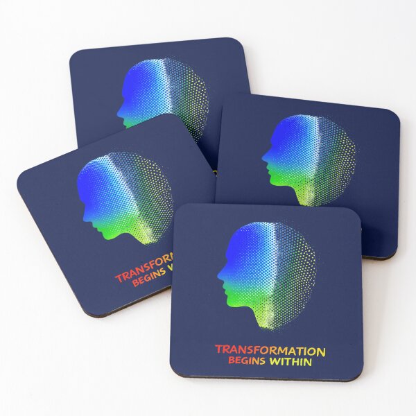Item preview, Transformation Begins Within | Minimalist Halftone Human Profile | Modern Abstract Streetwear Graphic designed and sold by EIPTOW.
