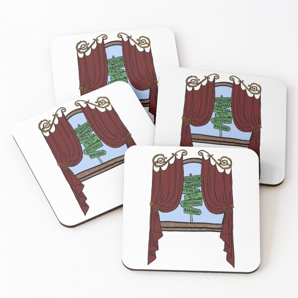 Item preview, Behind the Curtain: Crossroads Street Sign designed and sold by Cosmic-Meadows.