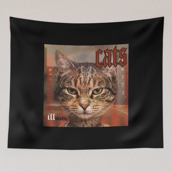 Item preview, Cats Illmatic Album Cover Parody Funny  Hip Hop Tabby Cat designed and sold by Off-Road-Zone.