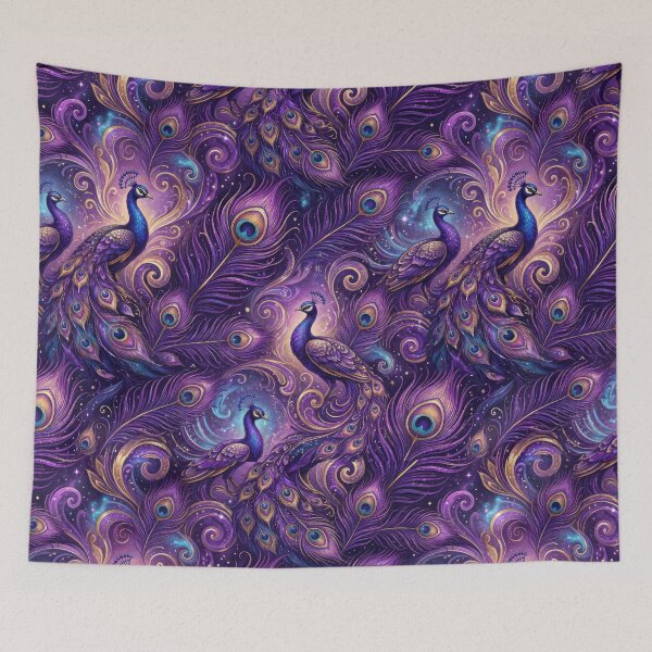 Item preview, Purple Peacocks designed and sold by Tau Tia L Douglass.