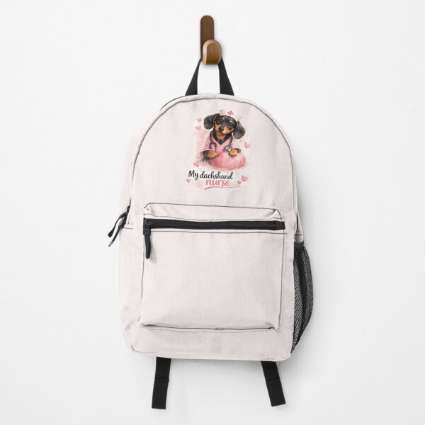 Item preview, My Dachshund Nurse Cute Pink Watercolor Art designed and sold by MythicCotton.