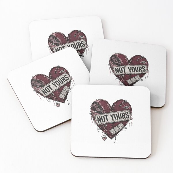 Item preview, Not Yours — Gothic Stitched Heart designed and sold by JabbiKamost.