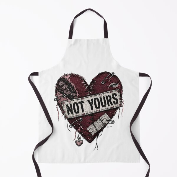 Item preview, Not Yours — Gothic Stitched Heart designed and sold by JabbiKamost.