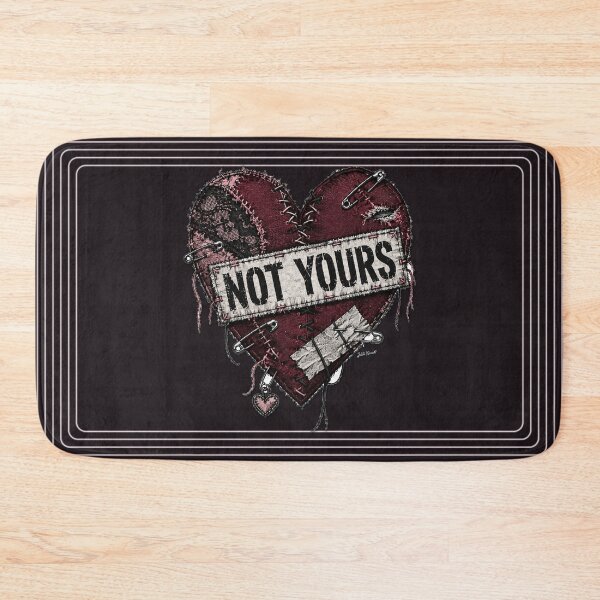 Item preview, Not Yours — Gothic Stitched Heart designed and sold by JabbiKamost.