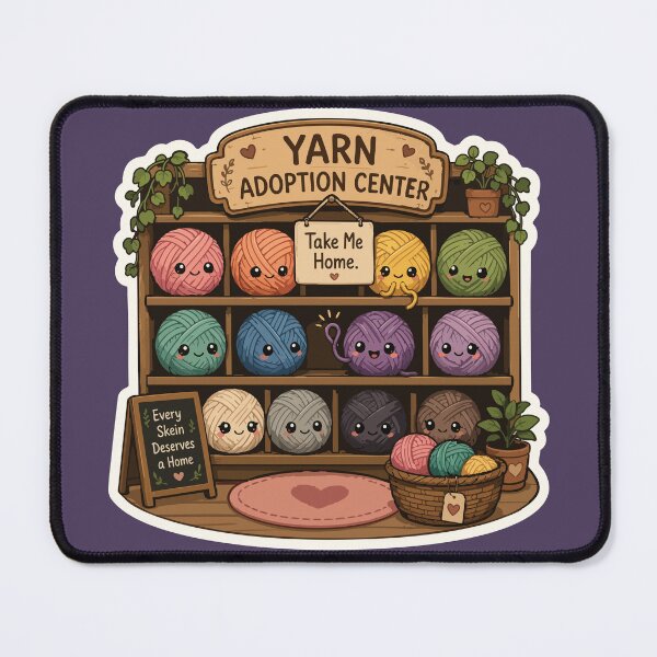 Item preview, Yarn Adoption Center Cute Crochet and Knitting designed and sold by SimplePoDesign.