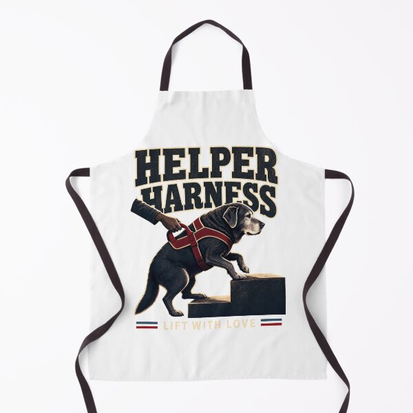 Item preview, Senior dog helper with pride designed and sold by pirminio.