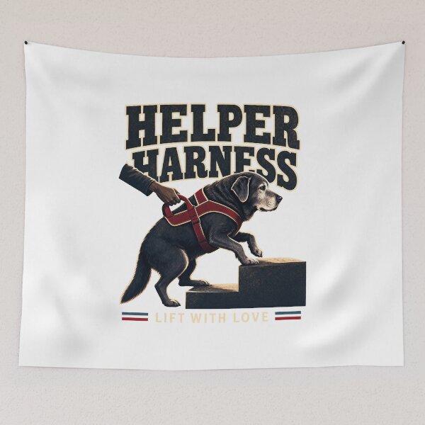 Item preview, Senior dog helper with pride designed and sold by pirminio.