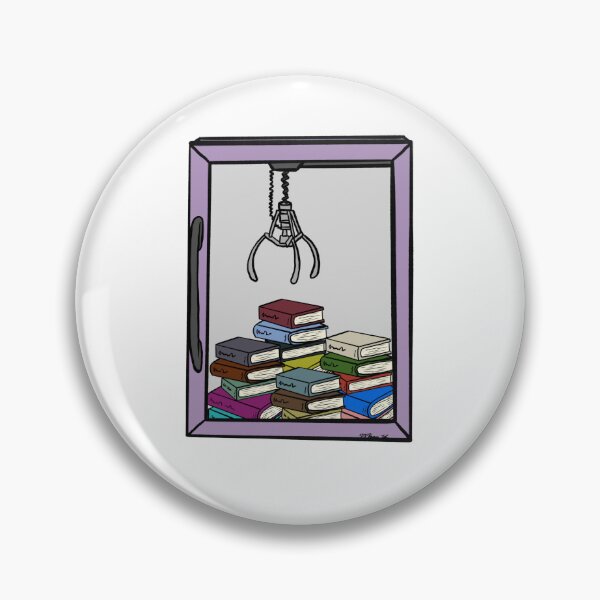 Item preview, The Book Lover's Claw Machine designed and sold by Cosmic-Meadows.