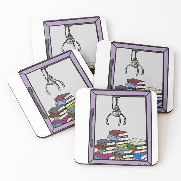 Item preview, The Book Lover's Claw Machine designed and sold by Cosmic-Meadows.