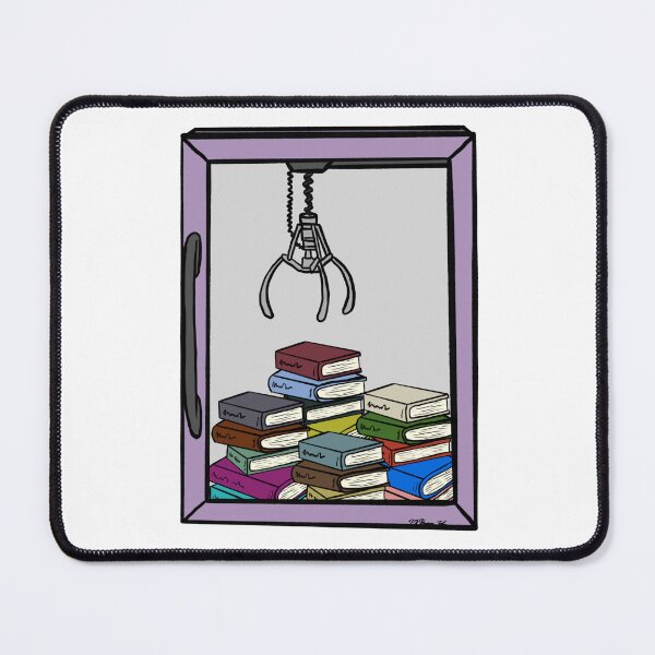 Item preview, The Book Lover's Claw Machine designed and sold by Cosmic-Meadows.