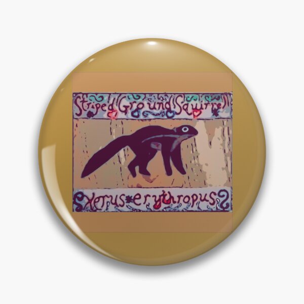Item preview, Striped Ground Squirrel Painted Felt on Wood Project designed and sold by Jonathan's Nature Crafts.